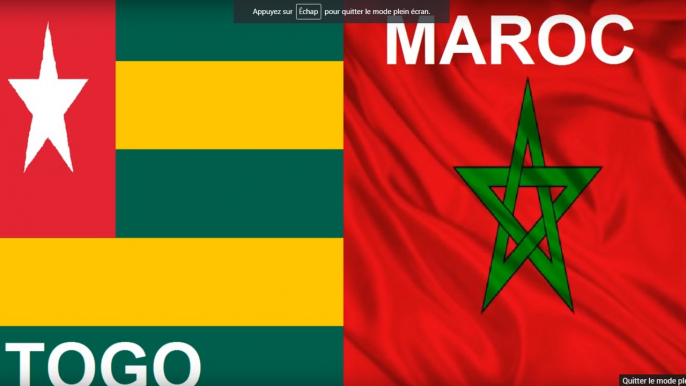 Maroc vs Togo (3-1) - CAN 2017 Suivez