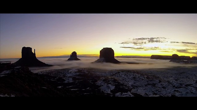 Monument Valley Sunrise, Utah, USA. Time-lapse.[4]