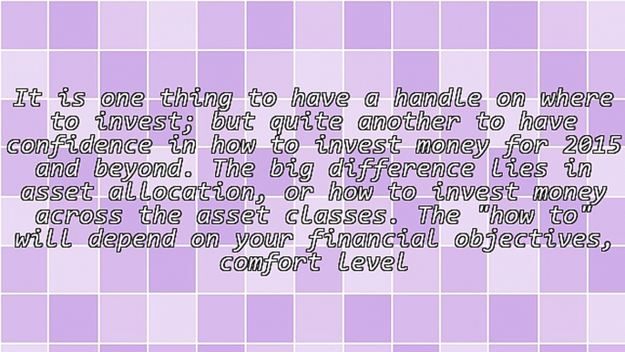 How to Invest Money Vs Where to Invest for 2015 and Beyond