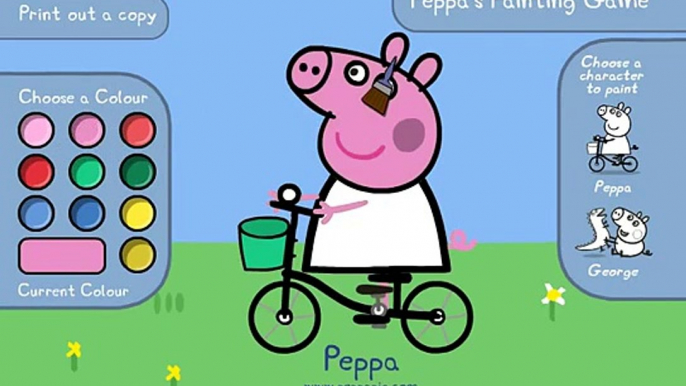 Peppas Painting Game - Peppa Pigs Mini Games - Full game | Best app demos for kids