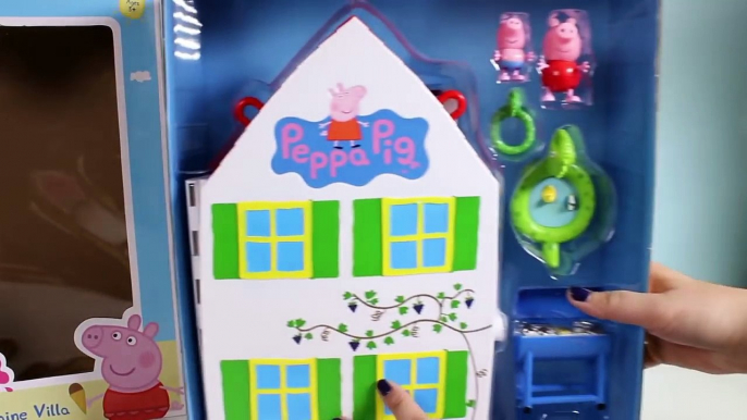 Peppa Pig Holiday Sunshine Villa Playset Peppa Pig Casa de Vacaciones Summer House Toy Videos