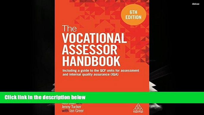 Read Online The Vocational Assessor Handbook: Including a Guide to the QCF Units for Assessment