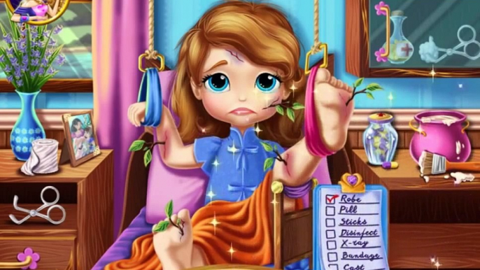 Little Sophia was in the hospital, we treat Sofia! The game for girls! Childrens cartoons!