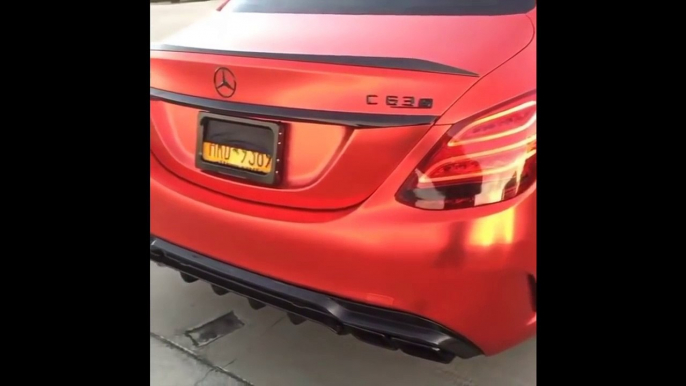 C 63 amg s anti police plaque pour go fast et course poursuite