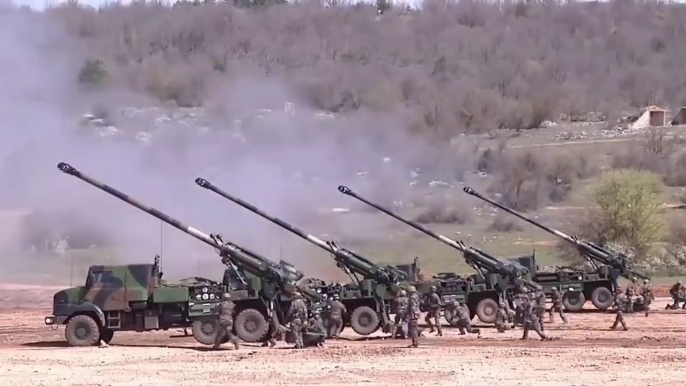 Modern French Army 2017 Démonstration de Puissance De L'Armée Française 2017