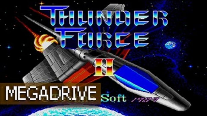 Thunder Force II - Genesis-Megadrive (1080p 60fps)