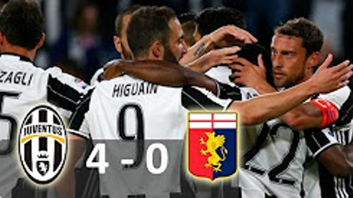 Juventus vs Genoa 4-0 - All Goals & Highlights - Serie A - 23_04_2017 HD