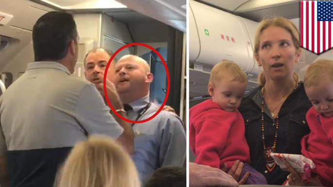 American Airlines suspends flight attendant for clash with passengers