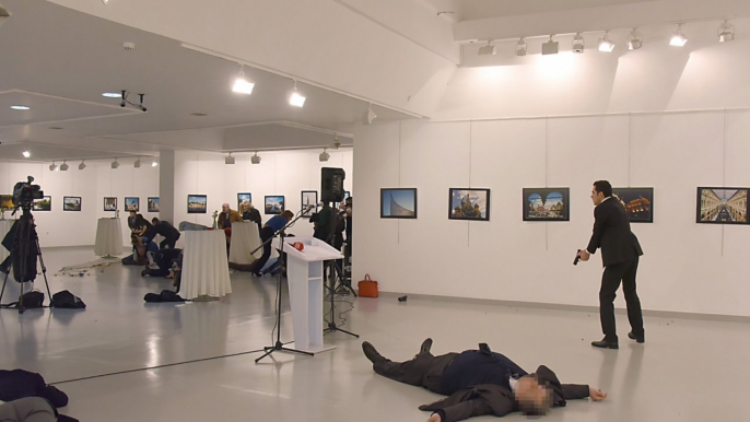 Russian ambassador to Turkey Andrey Karlov killed by assassin