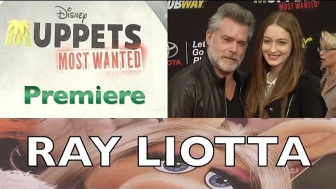 Ray Liotta and Karsen Liotta "Muppets Most Wanted" World Premiere Red Carpet