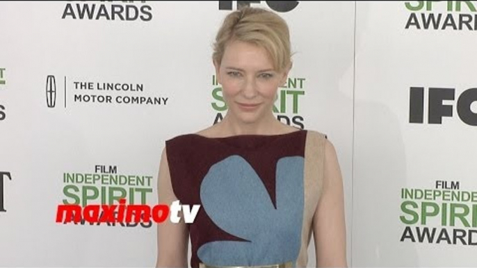 Cate Blanchett Wins Actress Award for "Blue Jasmine" 2014 Film Independent Spirit Awards