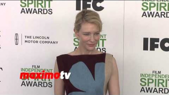 Cate Blanchett In Roksanda Ilincic 2014 Spirit Awards ARRIVALS