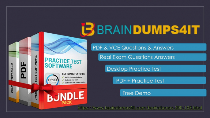 Get 200-105 Braindumps & 200-105 Real Exam Questions Answers