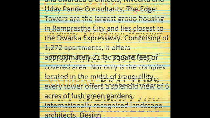 Dwarka Expressway Hot Resale Ramprastha The Edge Tower Sector 37D Gurgaon 8826997780