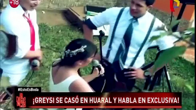 Greysi Ortega dio detalles sobre su polémica boda en Huaral