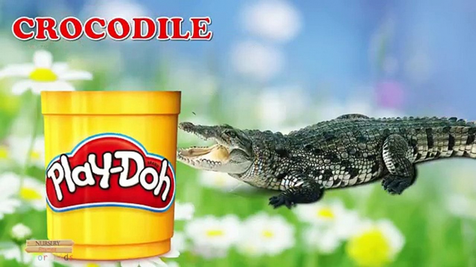 Learn Wild Animals Names Animals Sounds | Play Doh Wild Animals Learning For Kids 2d Animation