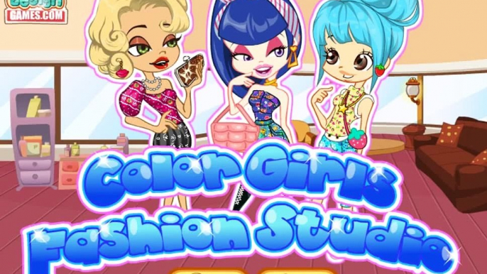 Fashion STUDIO COLOR! The game for girls! Childrens games and cartoons! Cartoons for kids! Game
