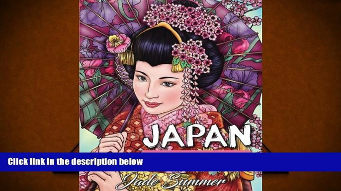 [Download]  Japan: An Adult Coloring Book with Japanese Cultural Designs, Beautiful Asian Women,