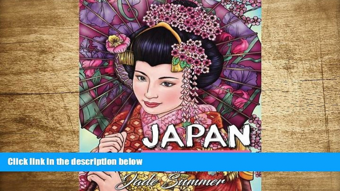 Read Online  Japan: An Adult Coloring Book with Japanese Cultural Designs, Beautiful Asian Women,