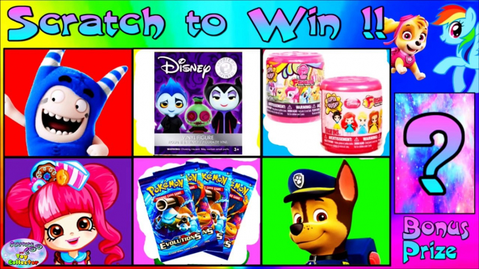 My Little Pony Paw Patrol Surprise Toys Scratch Card Game 1 Surprise Egg and Toy Collector SETC