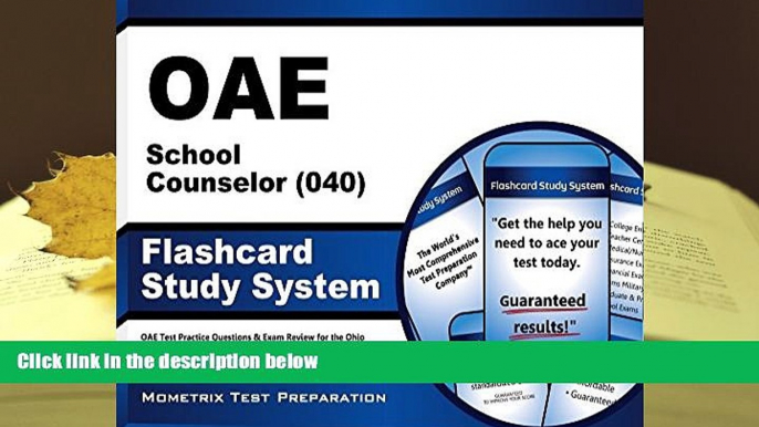 READ ONLINE  OAE School Counselor (040) Flashcard Study System: OAE Test Practice Questions   Exam