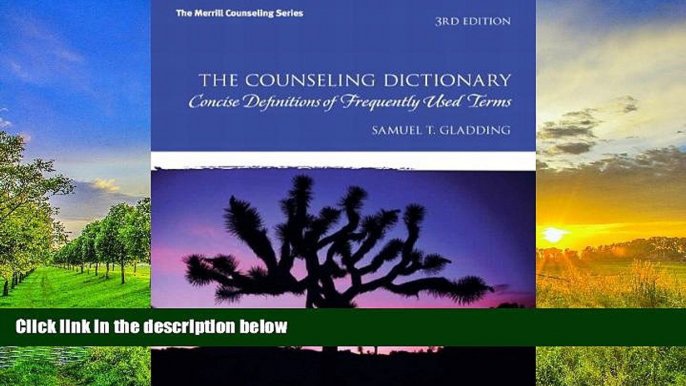 Audiobook  The Counseling Dictionary: Concise Definitions of Frequently Used Terms (3rd Edition)