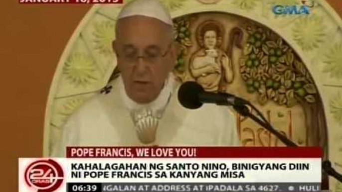 24 Oras: Milyun-milyong Pilipino, dumalo sa misa ni Pope Francis sa Quirino Grandstand kahapon