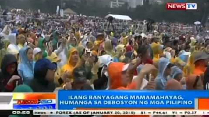 NTG: Bilang ng dumalo sa misa ni Pope Francis sa Quirino Grandstand, tinatayang umabot umano sa 6-7M