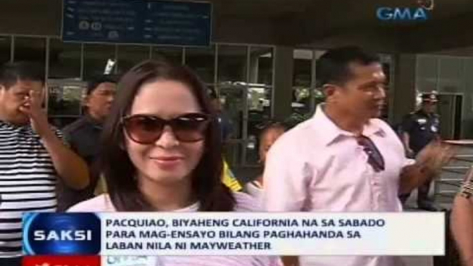 Saksi: Pacquiao, naipanalo pa ang Kia Carnival sa PBA bago bumiyaheng California sa Sabado