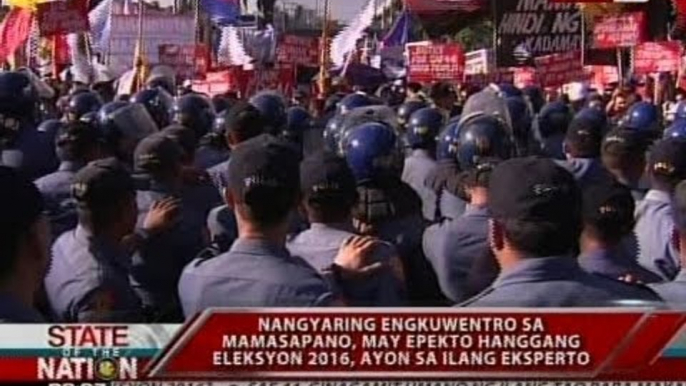 Nangyaring engkuwentro sa Mamasapano, may epekto hanggang Eleksyon 2016, ayon sa ilang eksperto