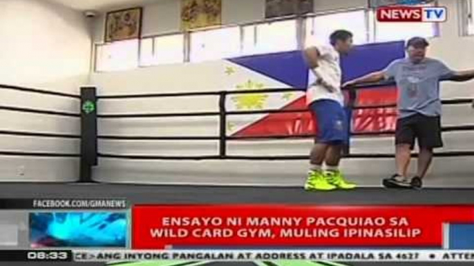 NTVL: Ensayo ni Pacquiao sa Wild Card Gym, muling ipinasilip