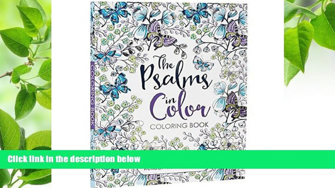 Audiobook  "The Psalms in Color" Inspirational Adult Coloring Book Christian Art Publishers Full