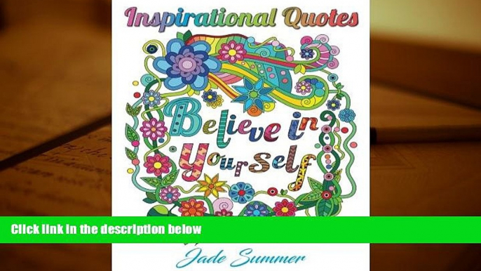 Audiobook  Inspirational Quotes: An Adult Coloring Book with Motivational Sayings, Positive