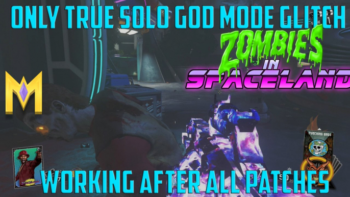 Zombies In Spaceland Glitches - *NEW* True Solo God Mode Glitch - "God Mode AFTER 1.08 Patch"