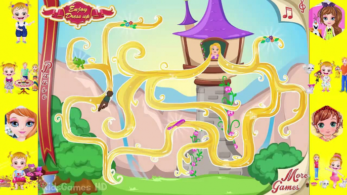 Baby Disney Princess Movie Game ❖ Disney Princess Maze Adventure ❖ Cartoons For Children In English