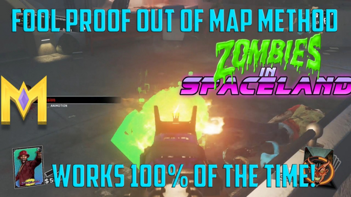 Zombies In Spaceland Glitches - *REVISED* Out Of Map Teleportation Glitch - HIT IT 100% OF THE TIME