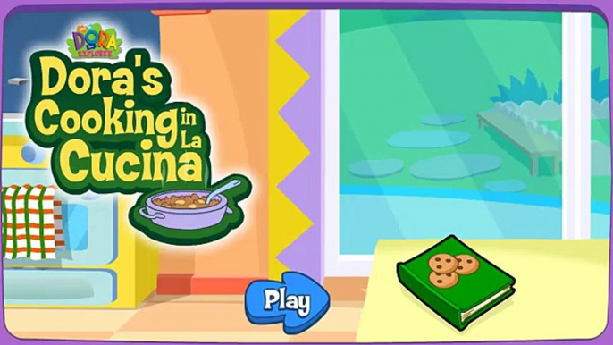 Doras cooking in La Cucina – Dora The Explorer Baby Games - Dora Game for Children