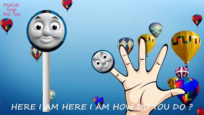 Finger Family Thomas & Friends Family Lollipops Popsicle Balloons Ryan Harold Percy Nursery Rhyme