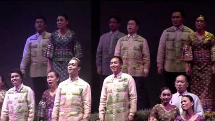 Charice Pempengco and the Philippine Madrigal Singers at the APEC Welcoming Dinner