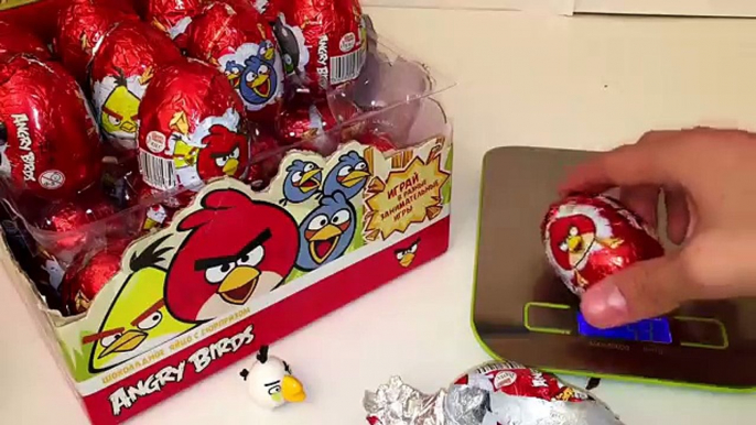 24 Surprise Eggs Angry Birds,Киндер Яйца Сюрприз Энгри Бёрдс от Конфитрейд на русском