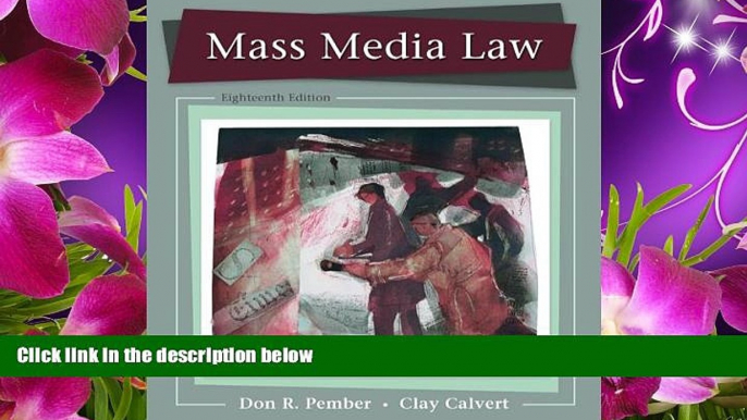 READ book Mass Media Law Don Pember Full Book