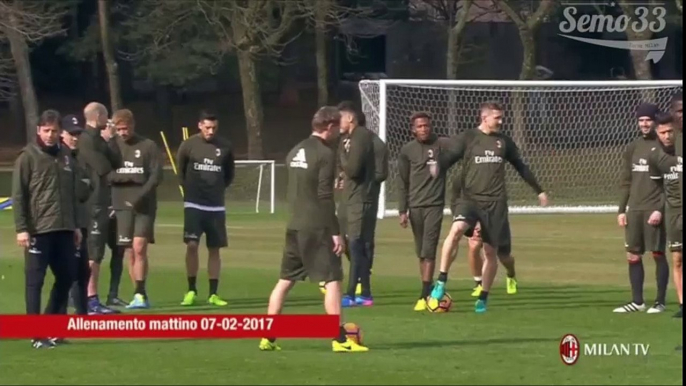 milan traing session 07-02-2017