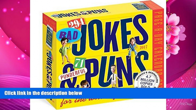 Audiobook  294 Bad Jokes   71 Punderful Puns Page-A-Day Calendar 2017 Workman Publishing Full Book