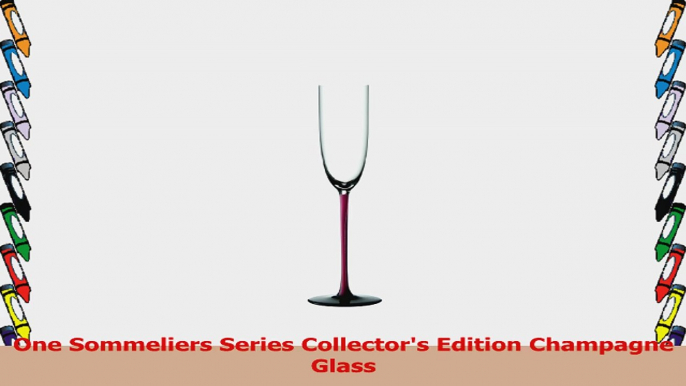 Riedel Sommeliers Series Collectors Edition Crystal Champagne Glass RedBlack 56dcb9ae