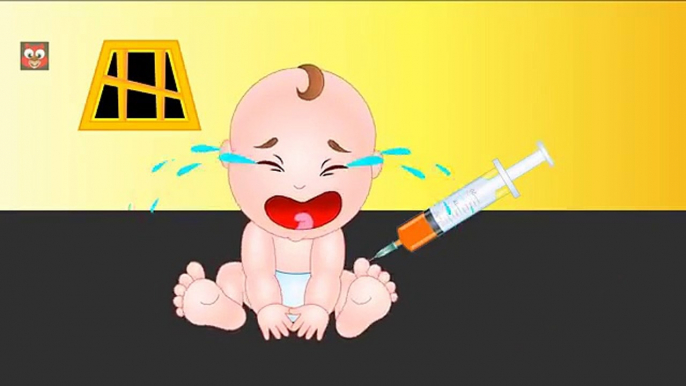 Funny Little Baby Injections in The Bottom | Learning Colors for Kids Toddlers with Baby Doll