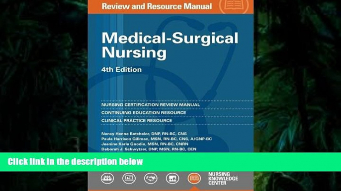 Download [PDF]  Medical-Surgical Nursing Review and Resource Manual, 4th Edition Nanccy Henne