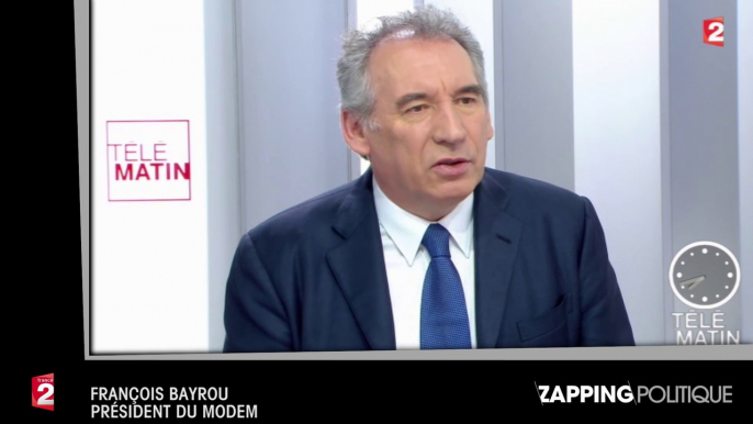 Zap Politique 08 février : François Bayrou accuse François Fillon d’être "sous l’influence de puissances d’argent" (vidéo)