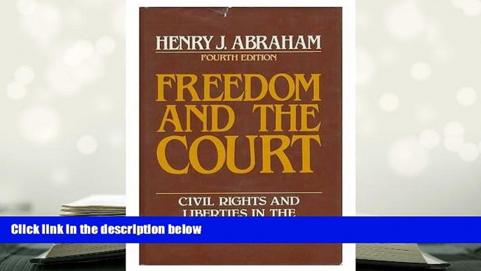 PDF [DOWNLOAD] Freedom and the Court: Civil Rights and Liberties in the United States BOOK ONLINE