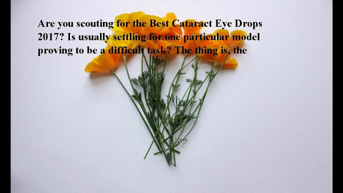 Best Cataract Eye Drops reviews