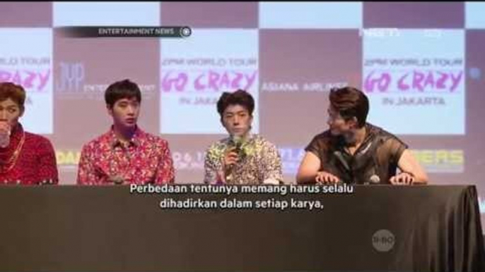 Konferensi Pers 2PM Mengenai Album Go Crazy dan Keberadaan Mereka di Indonesia